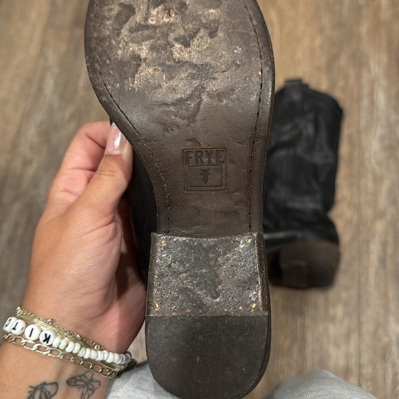 Frye Black Leather Boots - Picture 2 of 4